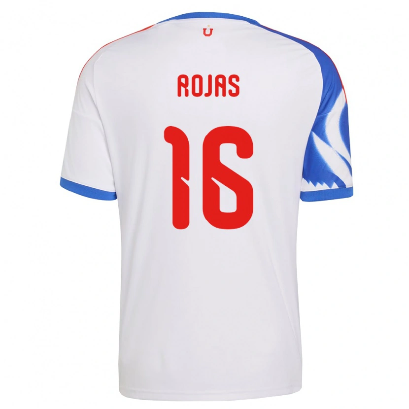 Danxen Mujer Camiseta Elías Rojas #16 Blanco Azul Marino 2ª Equipación 2026/27 La Camisa