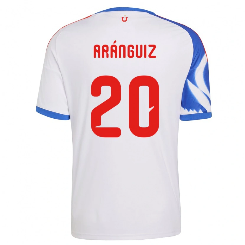 Danxen Mujer Camiseta Charles Aránguiz #20 Blanco Azul Marino 2ª Equipación 2026/27 La Camisa