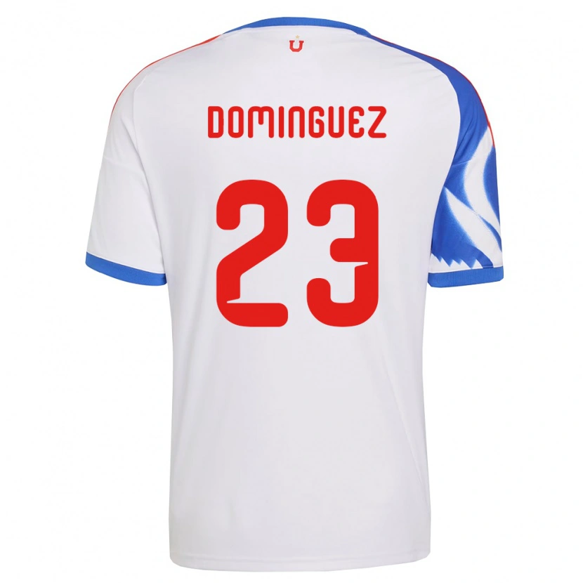 Danxen Mujer Camiseta Nery Dominguez #23 Blanco Azul Marino 2ª Equipación 2026/27 La Camisa