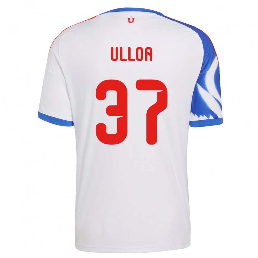 Danxen Mujer Camiseta Cristóbal Ulloa #37 Blanco Azul Marino 2ª Equipación 2026/27 La Camisa