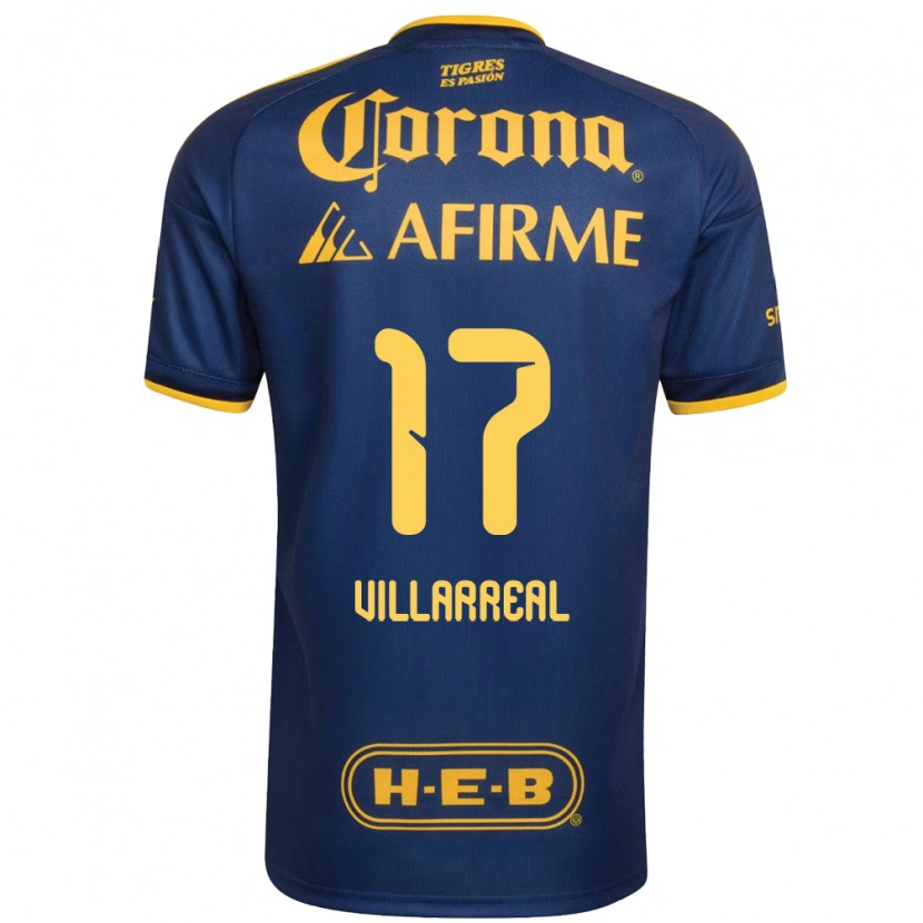 Danxen Mujer Camiseta Natalia Villarreal #17 Azul Real Amarillo 2ª Equipación 2026/27 La Camisa