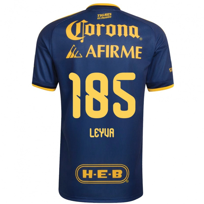 Danxen Mujer Camiseta Jorge Leyva #185 Azul Real Amarillo 2ª Equipación 2026/27 La Camisa