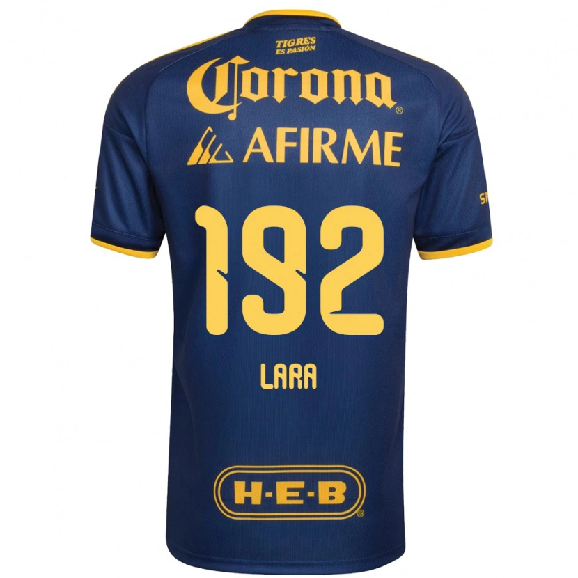Danxen Mujer Camiseta Miguel Lara #192 Azul Real Amarillo 2ª Equipación 2026/27 La Camisa