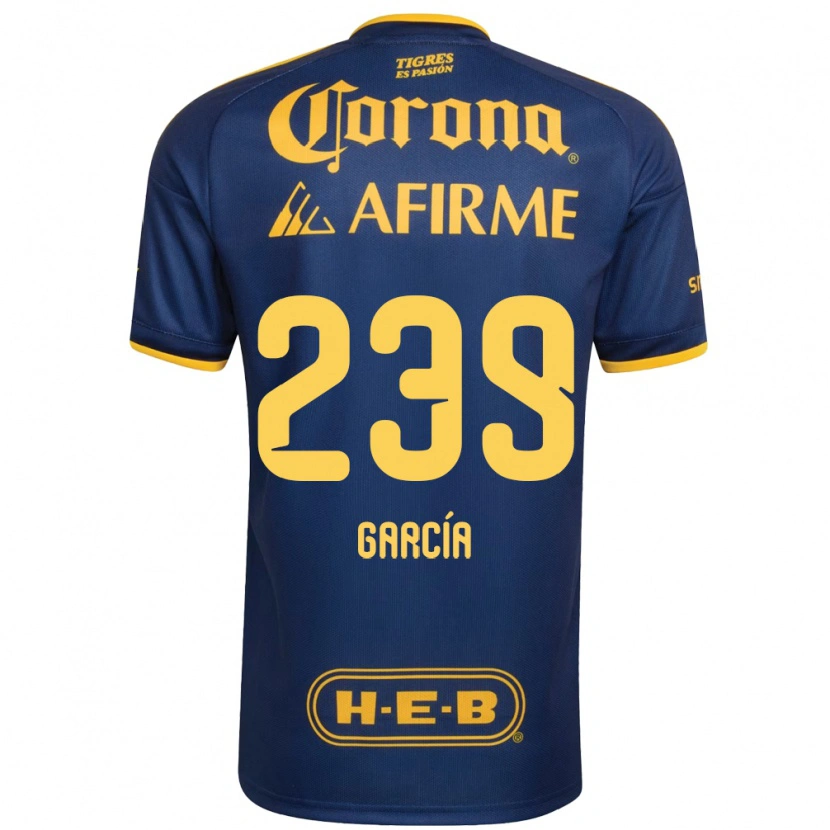 Danxen Mujer Camiseta Diego García #239 Azul Real Amarillo 2ª Equipación 2026/27 La Camisa