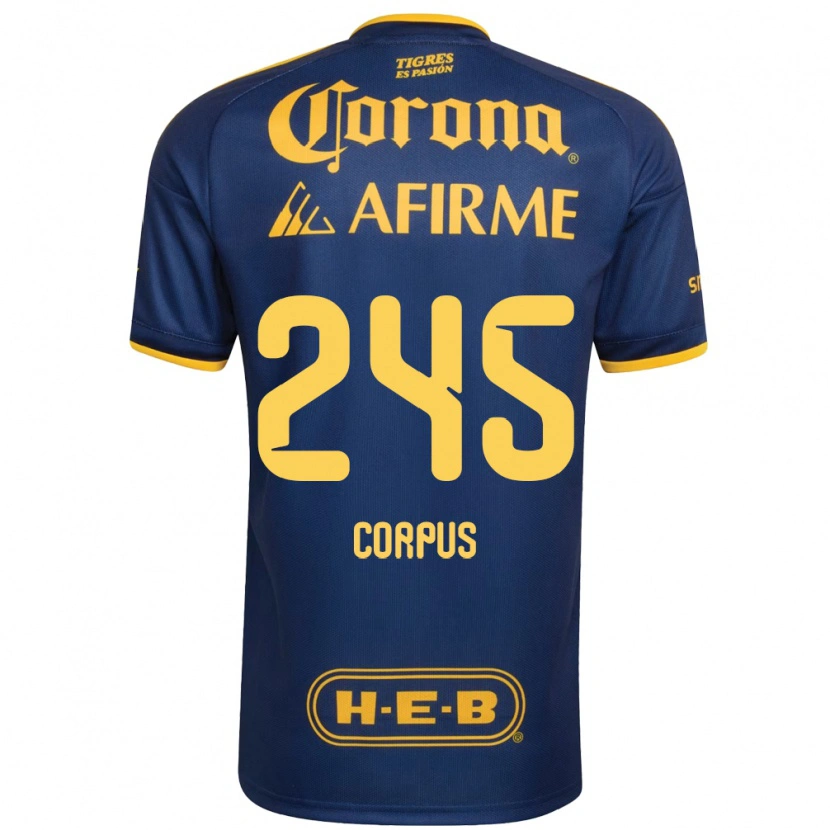 Danxen Mujer Camiseta Jean Corpus #245 Azul Real Amarillo 2ª Equipación 2026/27 La Camisa