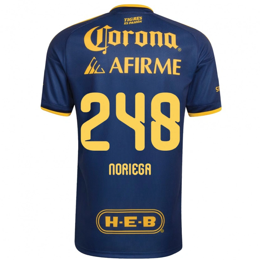Danxen Mujer Camiseta Jonathan Noriega #248 Azul Real Amarillo 2ª Equipación 2026/27 La Camisa