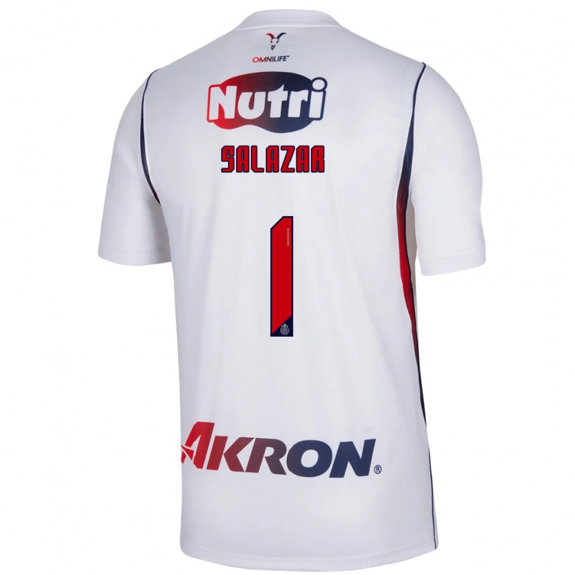 Danxen Mujer Camiseta Viridiana Salazar #1 Blanco Azul Marino Rojo 2ª Equipación 2026/27 La Camisa