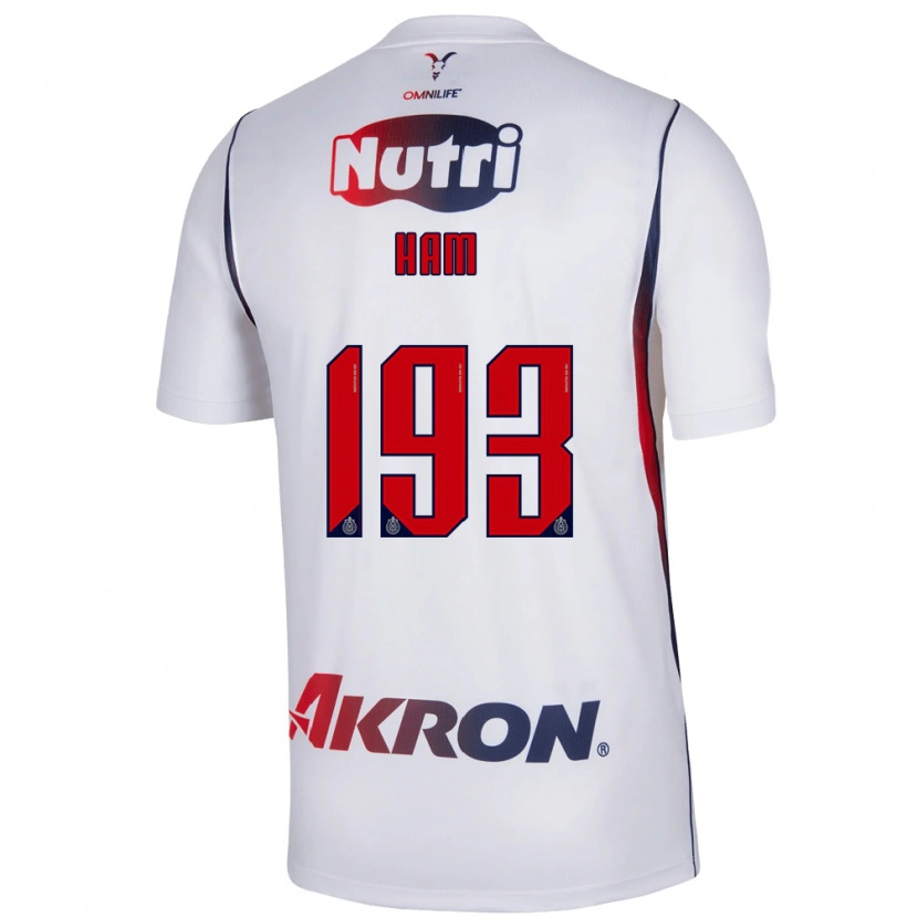 Danxen Mujer Camiseta Marioni Ham #193 Blanco Azul Marino Rojo 2ª Equipación 2026/27 La Camisa