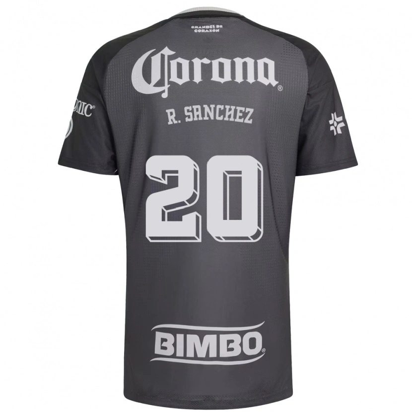Danxen Mujer Camiseta Richard Sanchez #20 Gris Blanco Negro 2ª Equipación 2026/27 La Camisa