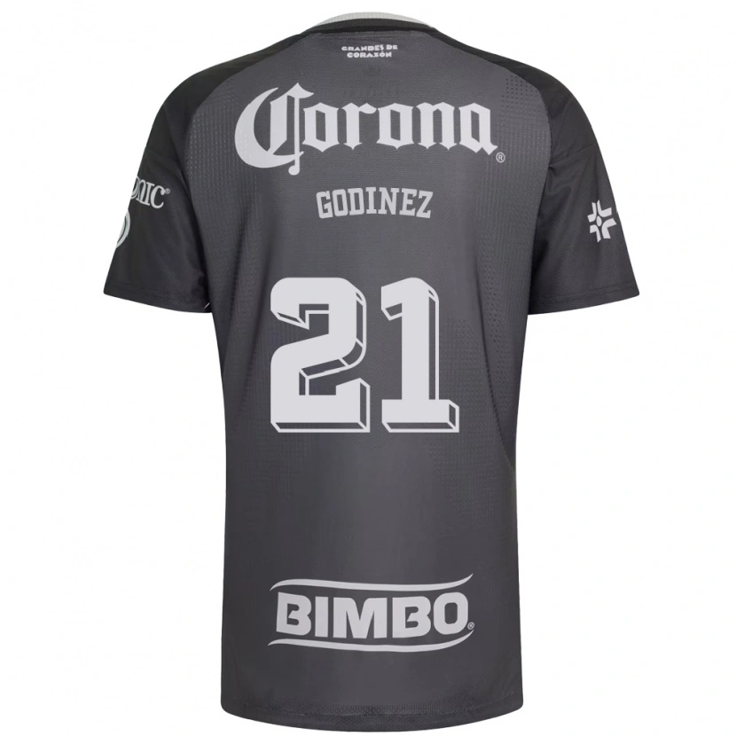 Danxen Mujer Camiseta Alexandra Godinez #21 Gris Blanco Negro 2ª Equipación 2026/27 La Camisa