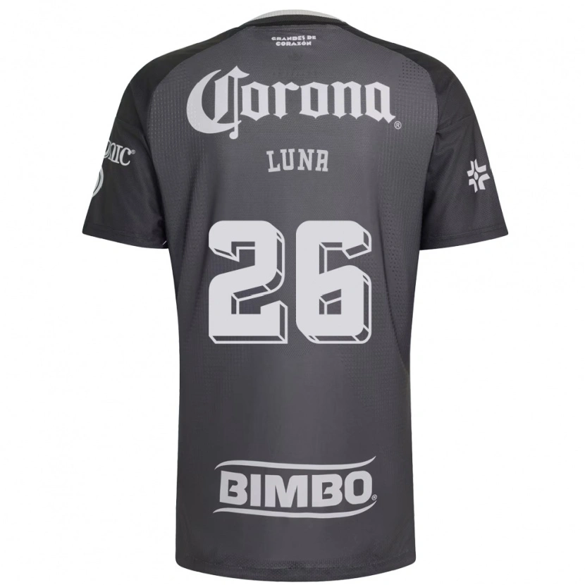 Danxen Mujer Camiseta Karen Luna #26 Gris Blanco Negro 2ª Equipación 2026/27 La Camisa