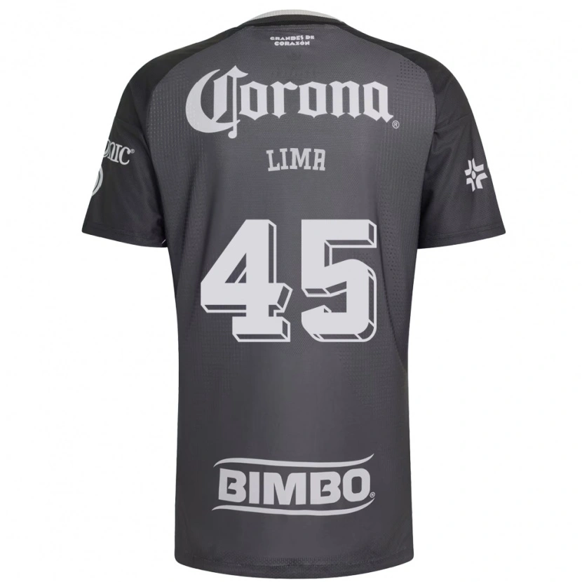 Danxen Mujer Camiseta Vinícius Moreira De Lima #45 Gris Blanco Negro 2ª Equipación 2026/27 La Camisa