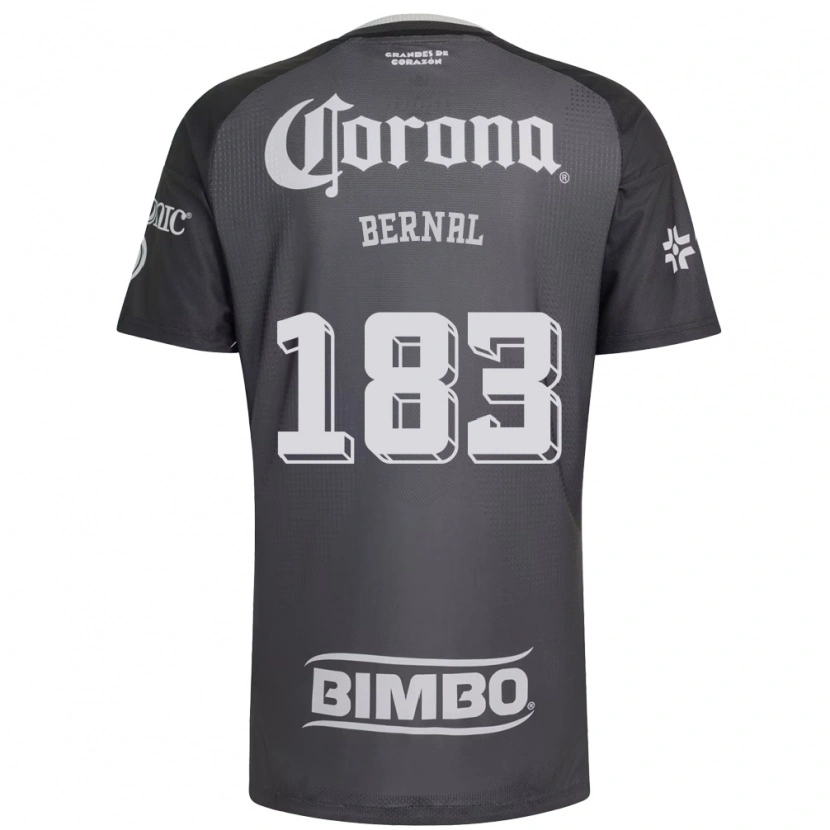 Danxen Mujer Camiseta David Bernal #183 Gris Blanco Negro 2ª Equipación 2026/27 La Camisa