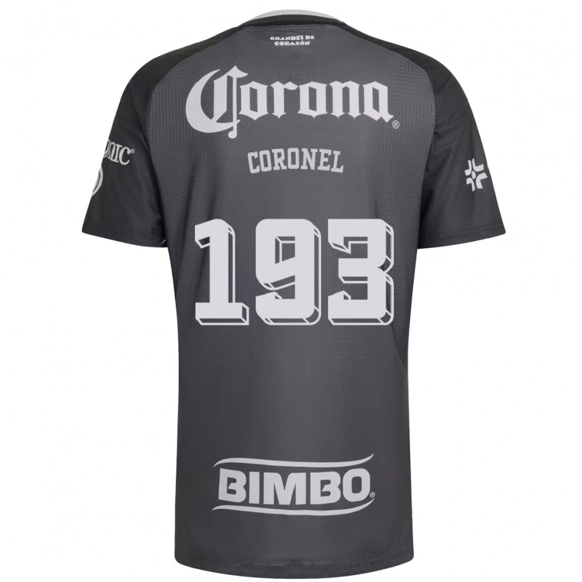 Danxen Mujer Camiseta Ángel Coronel #193 Gris Blanco Negro 2ª Equipación 2026/27 La Camisa
