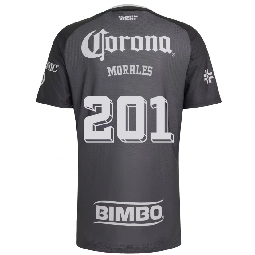 Danxen Mujer Camiseta Ángel Morales #201 Gris Blanco Negro 2ª Equipación 2026/27 La Camisa