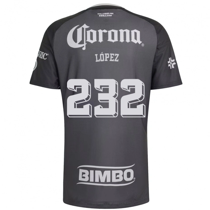 Danxen Mujer Camiseta Rodrigo López #232 Gris Blanco Negro 2ª Equipación 2026/27 La Camisa