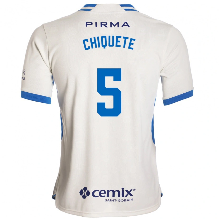 Danxen Mujer Camiseta Jesús Orozco Chiquete #5 Blanco Azul Rojo 2ª Equipación 2026/27 La Camisa