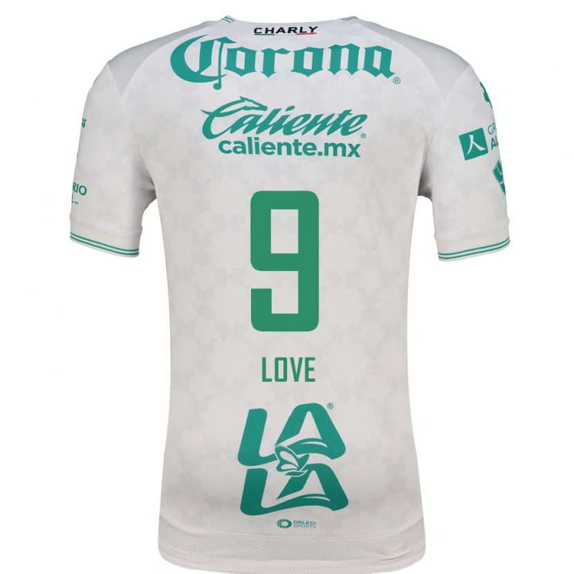 Danxen Mujer Camiseta Juelle Love #9 Verde Claro Blanco 2ª Equipación 2026/27 La Camisa