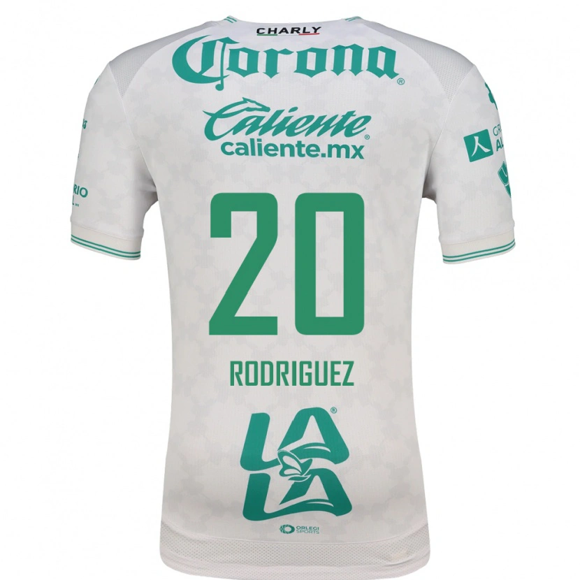 Danxen Mujer Camiseta Hugo Rodriguez #20 Verde Claro Blanco 2ª Equipación 2026/27 La Camisa