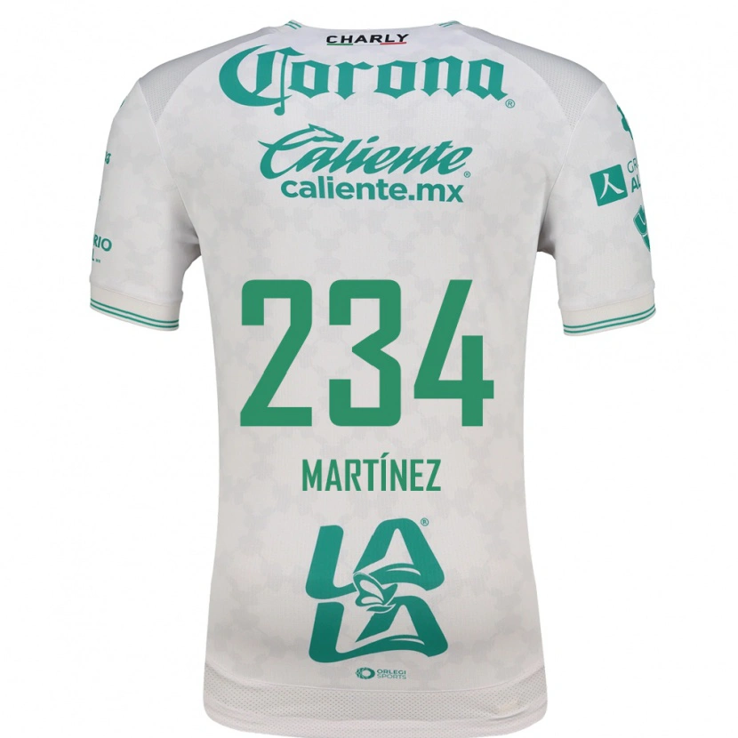 Danxen Mujer Camiseta Cristian Martínez #234 Verde Claro Blanco 2ª Equipación 2026/27 La Camisa