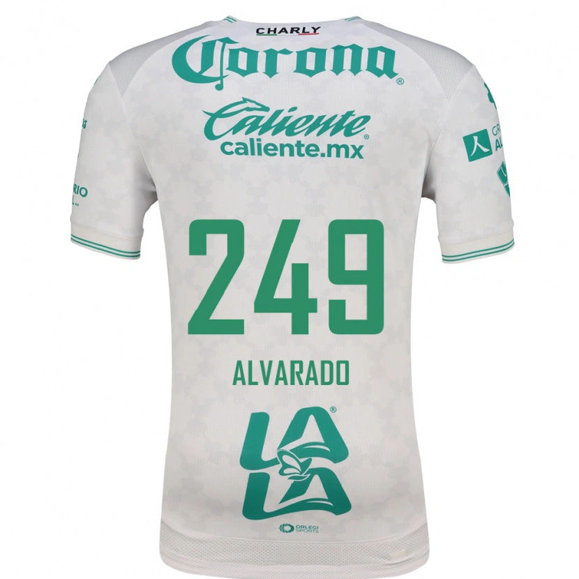 Danxen Mujer Camiseta Luis Alvarado #249 Verde Claro Blanco 2ª Equipación 2026/27 La Camisa