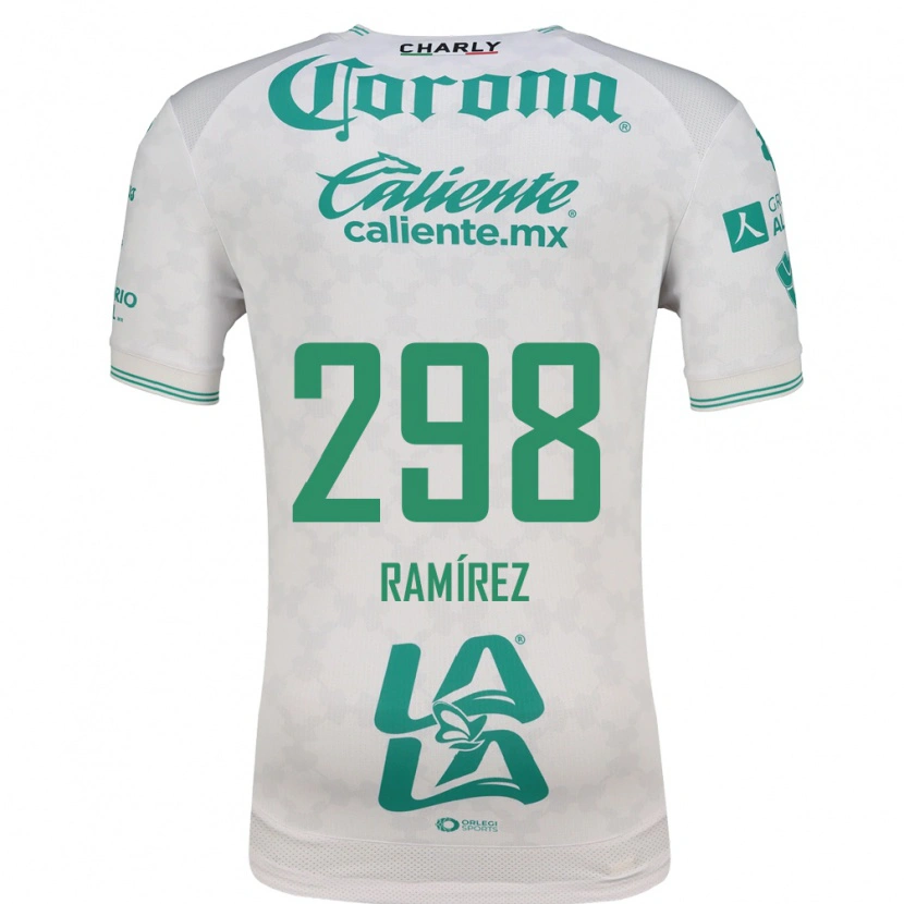 Danxen Mujer Camiseta Ángel Ramírez #298 Verde Claro Blanco 2ª Equipación 2026/27 La Camisa