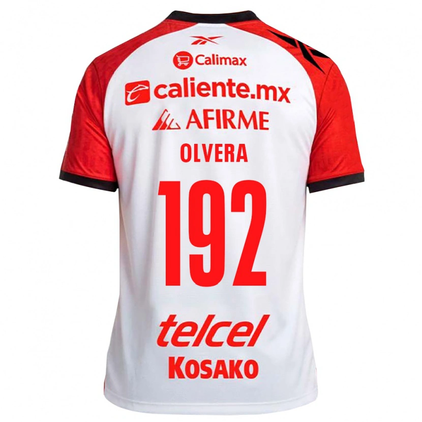 Danxen Mujer Camiseta Ian Olvera #192 Rojo Blanco Negro 2ª Equipación 2026/27 La Camisa