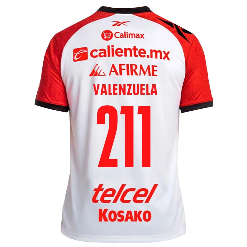 Danxen Mujer Camiseta Aldieri Valenzuela #211 Rojo Blanco Negro 2ª Equipación 2026/27 La Camisa