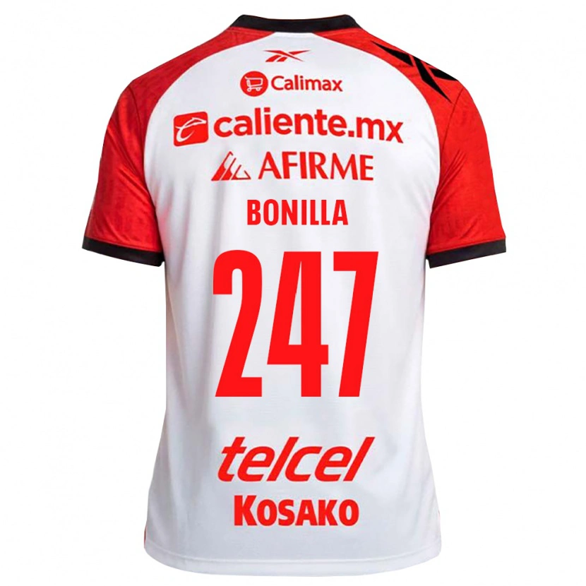 Danxen Mujer Camiseta Martín Bonilla #247 Rojo Blanco Negro 2ª Equipación 2026/27 La Camisa