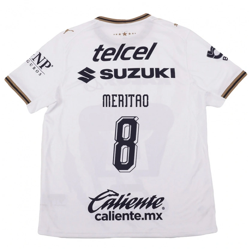 Danxen Mujer Camiseta Higor Meritao #8 Blanco Negro Marrón 2ª Equipación 2026/27 La Camisa
