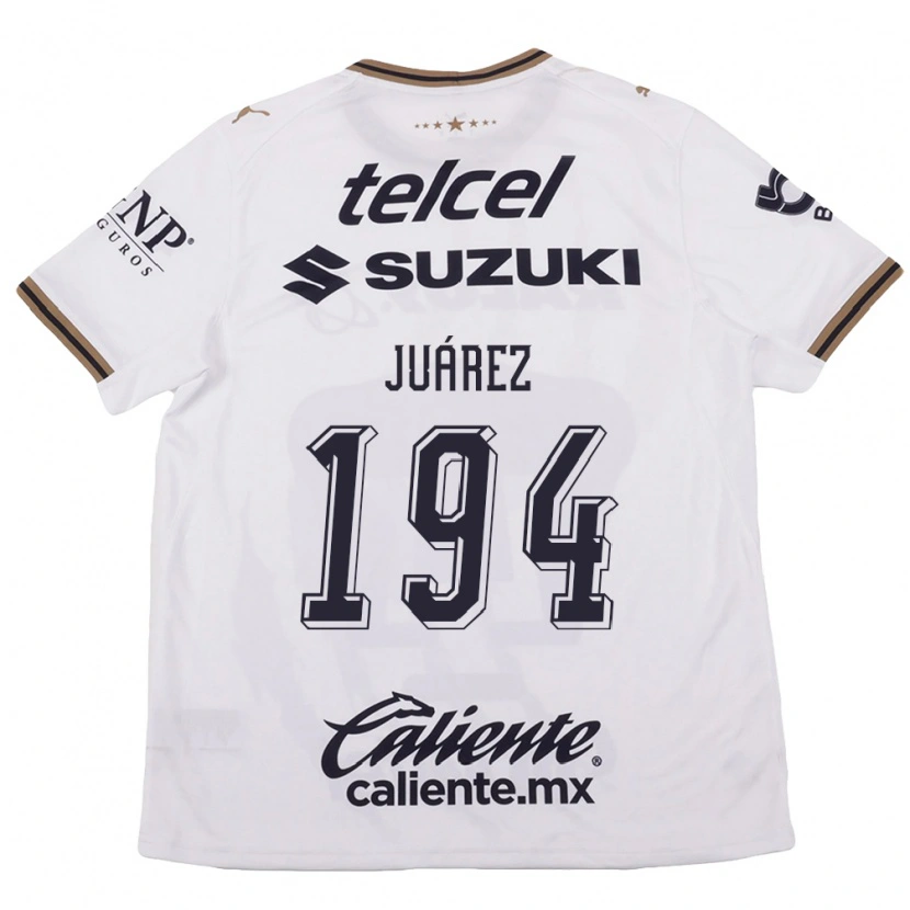 Danxen Mujer Camiseta Alejandro Juárez #194 Blanco Negro Marrón 2ª Equipación 2026/27 La Camisa
