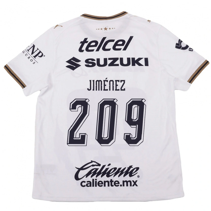 Danxen Mujer Camiseta Norberto Jiménez #209 Blanco Negro Marrón 2ª Equipación 2026/27 La Camisa