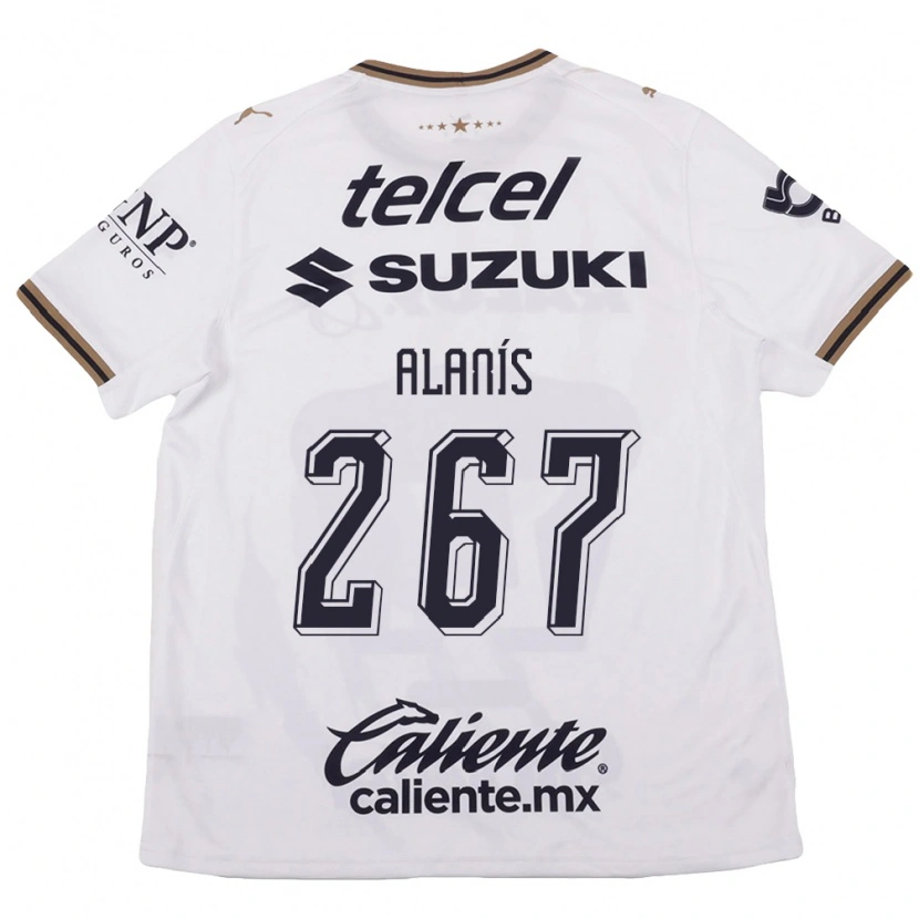 Danxen Mujer Camiseta Whittingham Alanís #267 Blanco Negro Marrón 2ª Equipación 2026/27 La Camisa