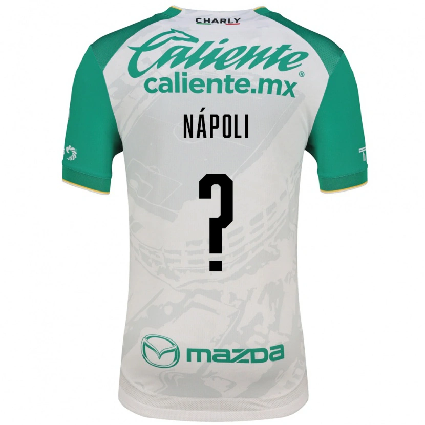 Danxen Mujer Camiseta Gonzalo Nápoli #0 Verde Claro Blanco 2ª Equipación 2026/27 La Camisa