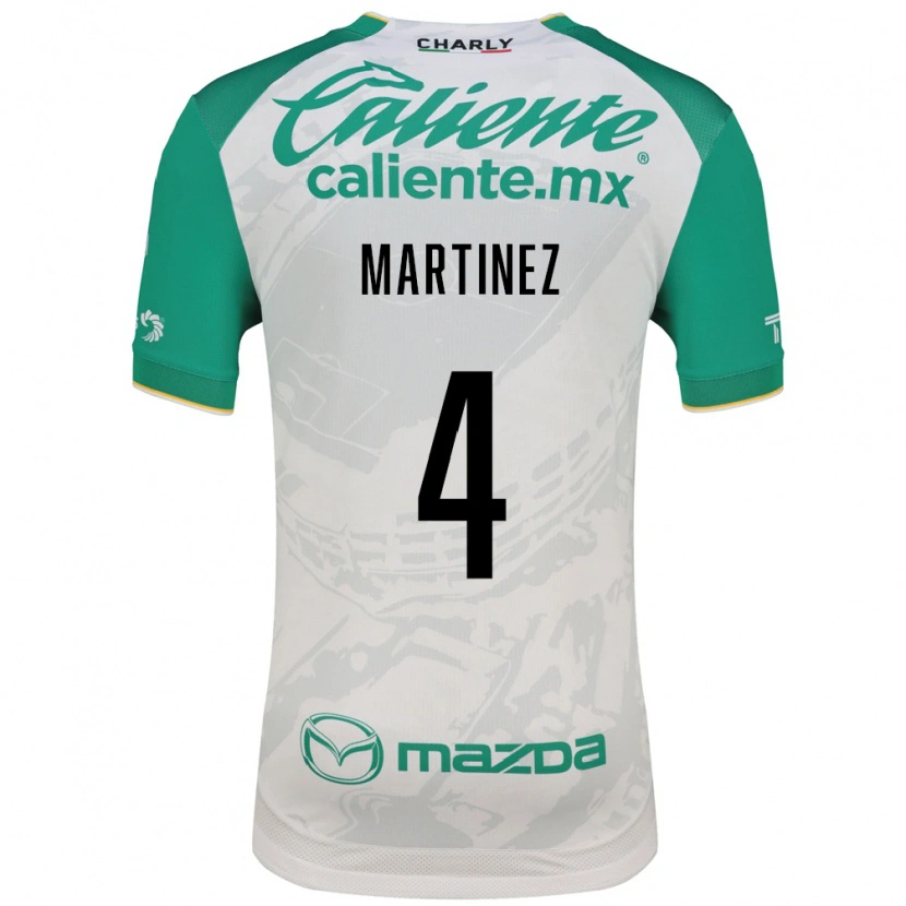 Danxen Mujer Camiseta Mitzi Martínez #4 Verde Claro Blanco 2ª Equipación 2026/27 La Camisa