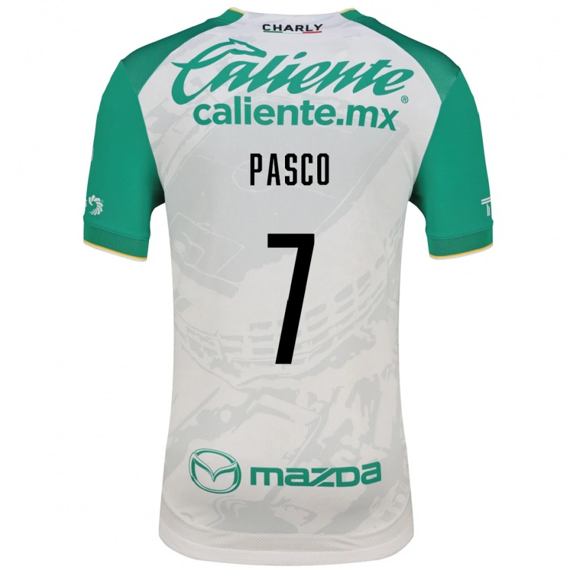 Danxen Mujer Camiseta Madeleine Pasco #7 Verde Claro Blanco 2ª Equipación 2026/27 La Camisa