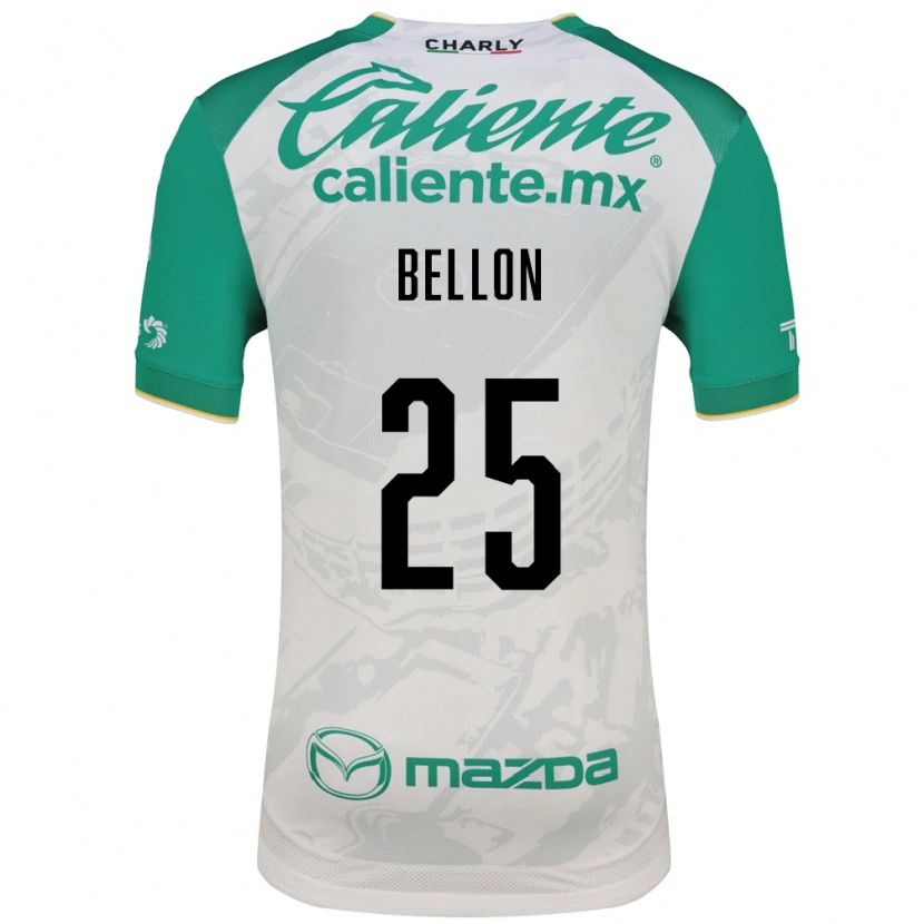 Danxen Mujer Camiseta Paul Bellón #25 Verde Claro Blanco 2ª Equipación 2026/27 La Camisa