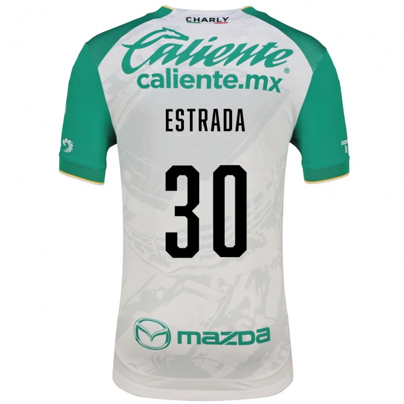 Danxen Mujer Camiseta Ángel Estrada #30 Verde Claro Blanco 2ª Equipación 2026/27 La Camisa