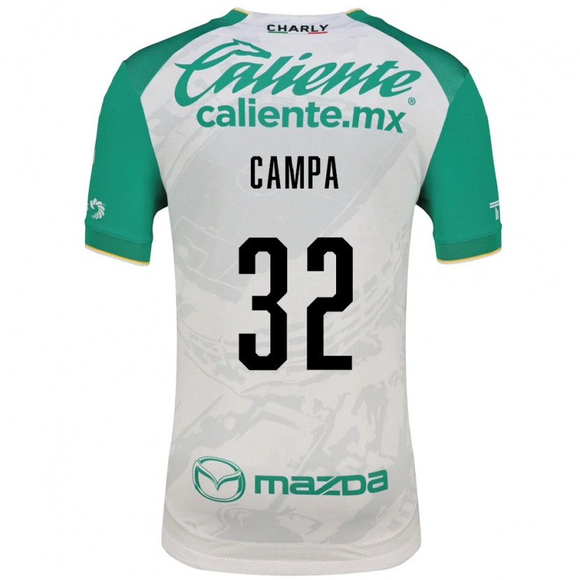 Danxen Mujer Camiseta Ana Campa #32 Verde Claro Blanco 2ª Equipación 2026/27 La Camisa