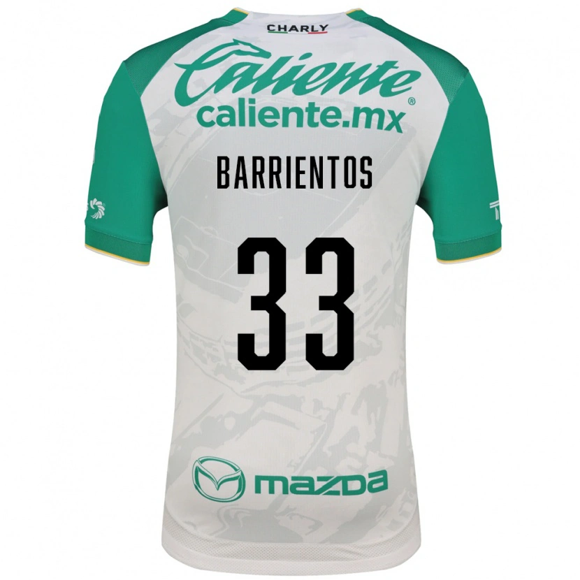 Danxen Mujer Camiseta Yashira Barrientos #33 Verde Claro Blanco 2ª Equipación 2026/27 La Camisa