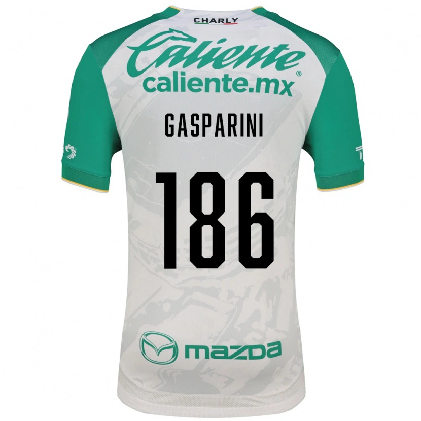Danxen Mujer Camiseta Joaquín Gasparini #186 Verde Claro Blanco 2ª Equipación 2026/27 La Camisa
