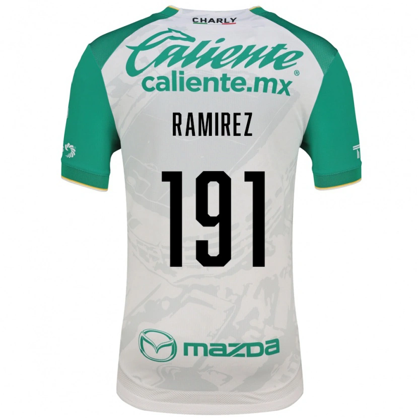 Danxen Mujer Camiseta Ian Ramírez #191 Verde Claro Blanco 2ª Equipación 2026/27 La Camisa