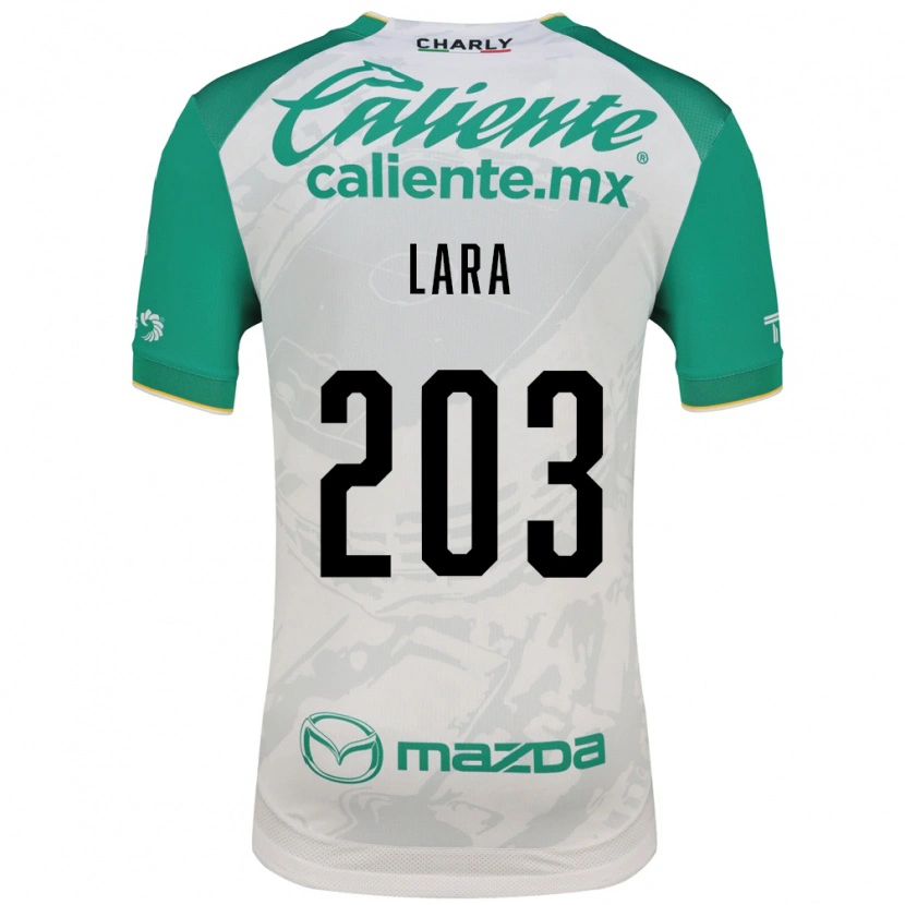 Danxen Mujer Camiseta Jesús Lara #203 Verde Claro Blanco 2ª Equipación 2026/27 La Camisa