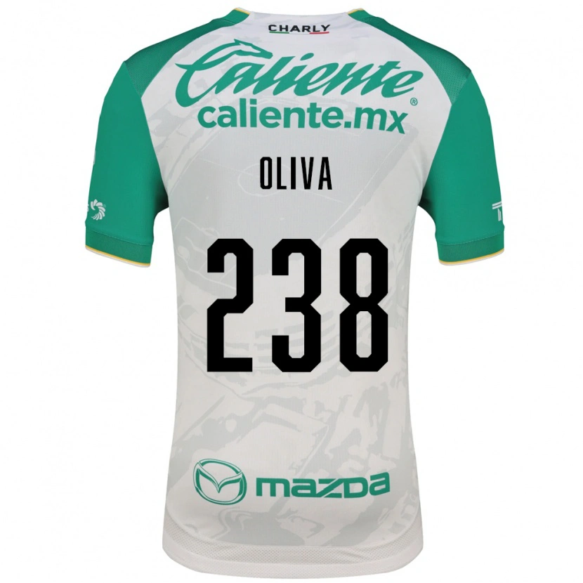 Danxen Mujer Camiseta Emiliano Oliva #238 Verde Claro Blanco 2ª Equipación 2026/27 La Camisa