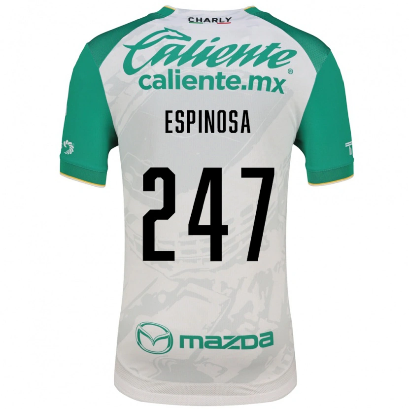 Danxen Mujer Camiseta Issac Espinosa #247 Verde Claro Blanco 2ª Equipación 2026/27 La Camisa