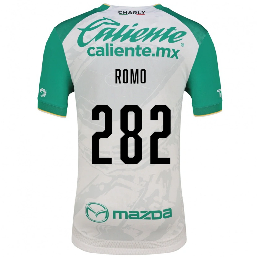 Danxen Mujer Camiseta Mateo Romo #282 Verde Claro Blanco 2ª Equipación 2026/27 La Camisa
