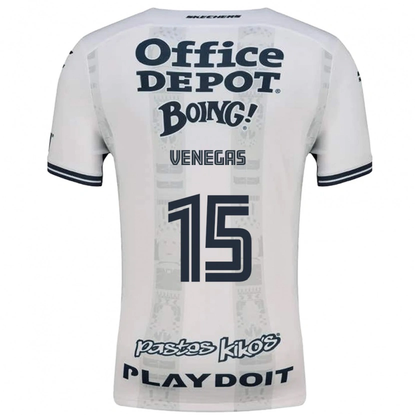 Danxen Mujer Camiseta Francisco Venegas #15 Rojo Blanco Negro 2ª Equipación 2026/27 La Camisa
