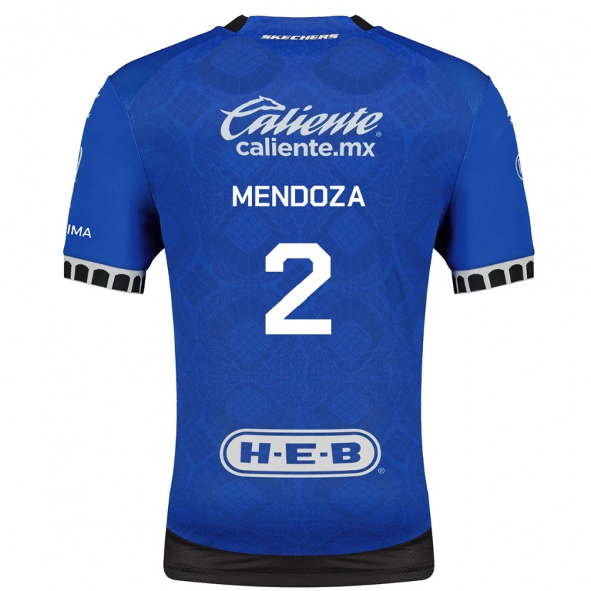 Danxen Mujer Camiseta Omar Mendoza #2 Azul Real Blanco Negro 2ª Equipación 2026/27 La Camisa