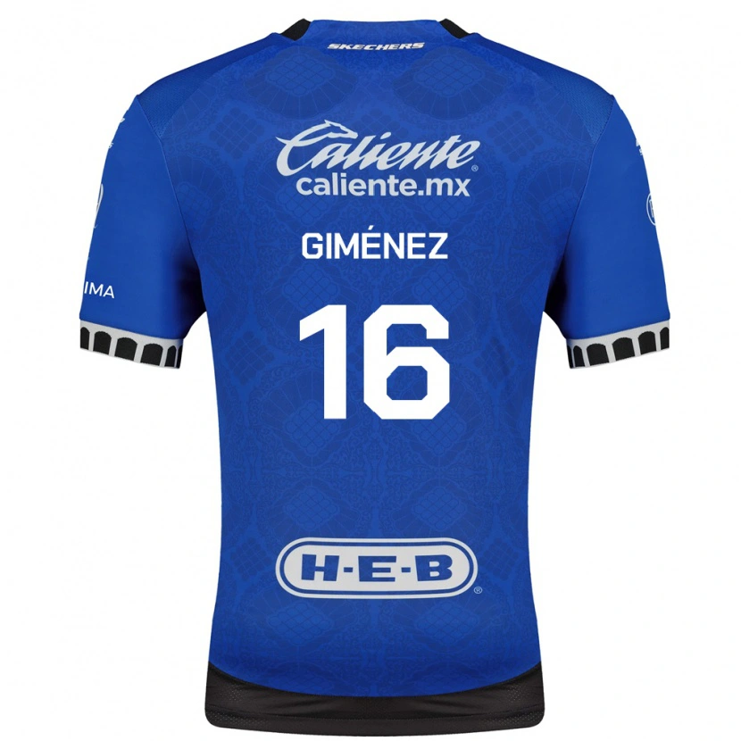 Danxen Mujer Camiseta Enzo Giménez #16 Azul Real Blanco Negro 2ª Equipación 2026/27 La Camisa