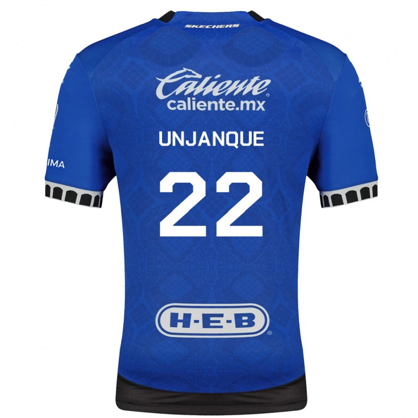Danxen Mujer Camiseta Jean Unjanque #22 Azul Real Blanco Negro 2ª Equipación 2026/27 La Camisa